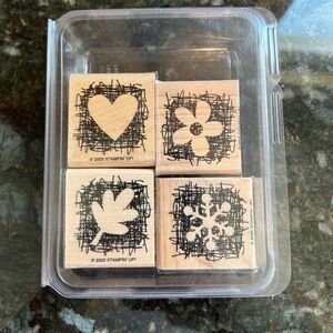 Stampin’ Up! Made From Scratch stamp set. 2005. Like new condition.